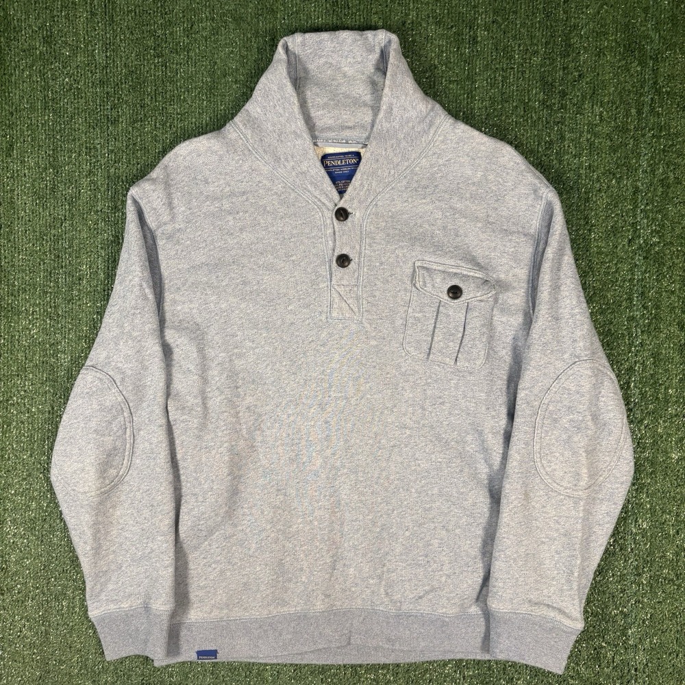 Pendleton Light Blue Pullover Hunter Pullover Cha… - image 1
